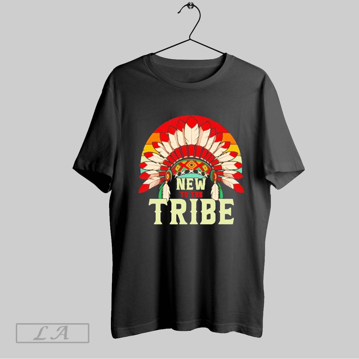 Original Native American New To The Tribe Ladies Shirt