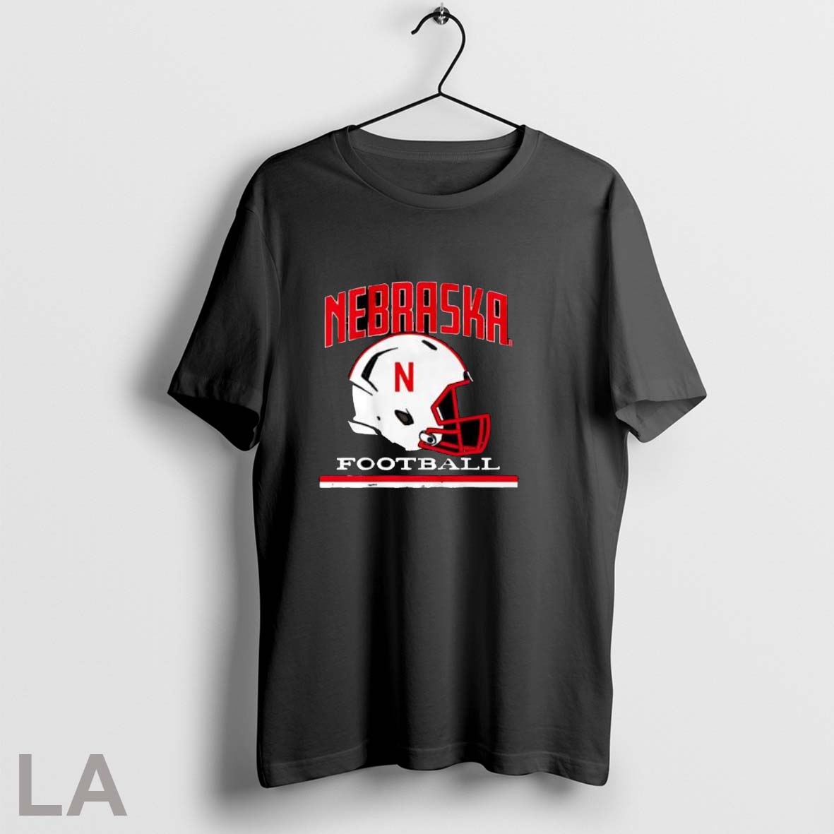 Original Nebraska Football Classic Helmet Logo Collegiate Sport Shirt