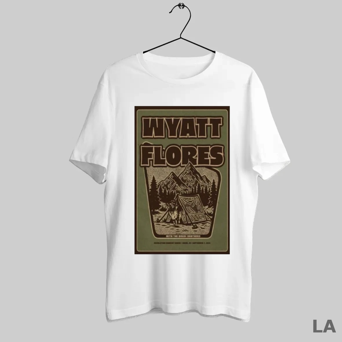 Original New Wyatt Flores Wyatt Flores Revolution Concert House Boise Id Sept 07 2025 T Shirt