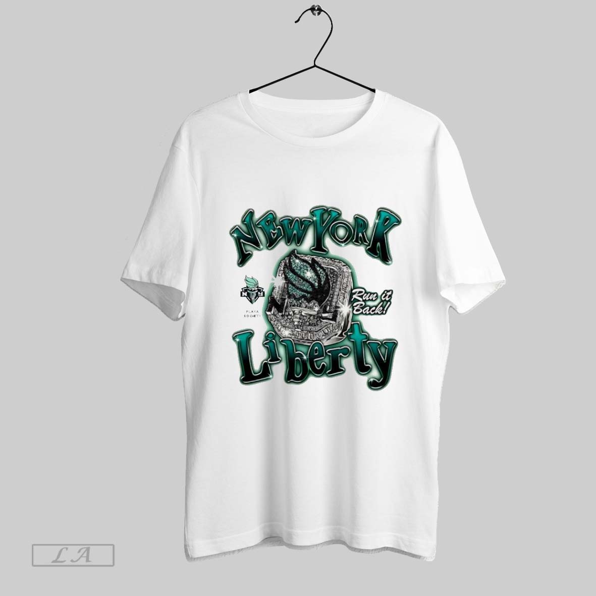 Original New York Liberty Championship Ring Run Its Back Tshirt