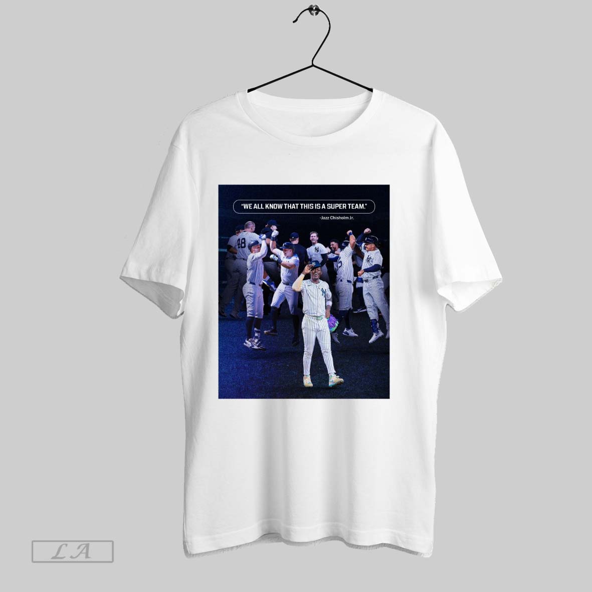 Original New York Yankees Jazz Chisholm Jr We All Know That This Is A Super Team Poster Shirt