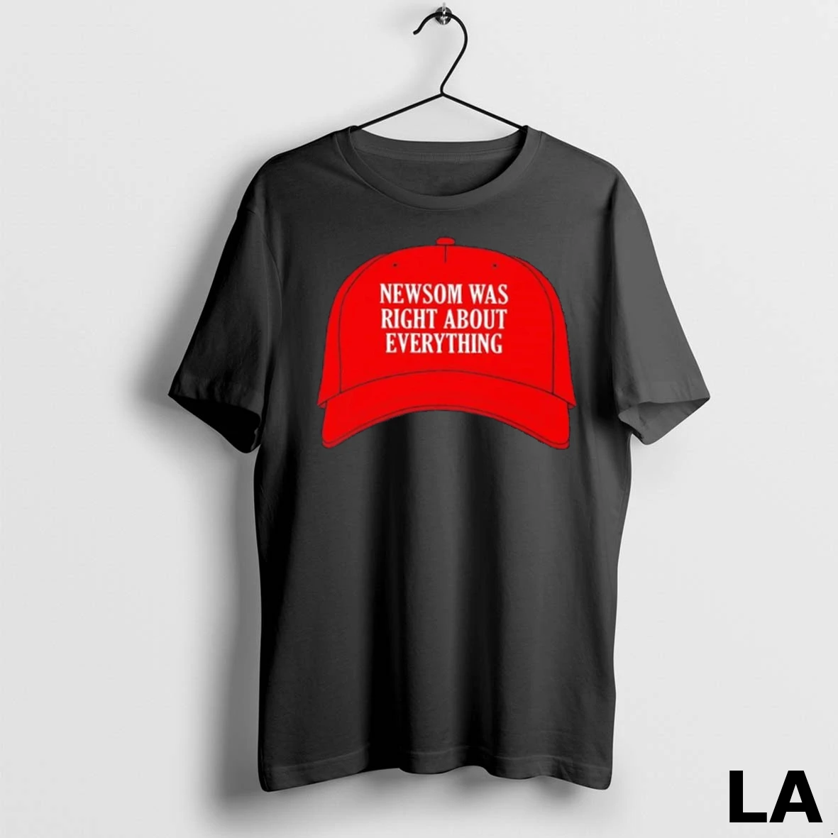 Original Newsom Was Right About Everything Red Hat Shirt