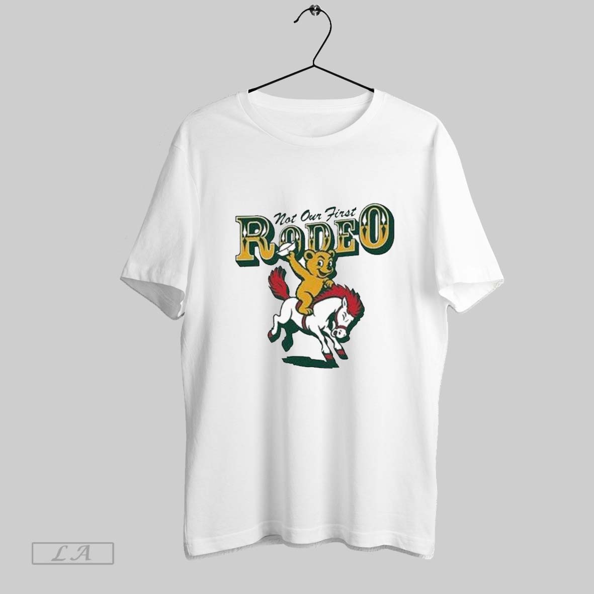 Original Not Our First Rodeo Baylor Bears Vs Smu Mustangs Mascots T Shirt Shirt