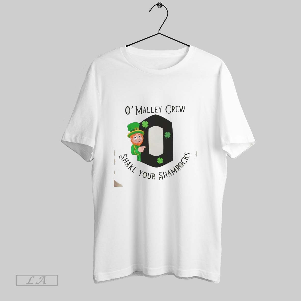 Original Omalley Crew St Patricks Day Irish Leprechaun Peeking Shake Your Shamrocks Limited Edition Shirt