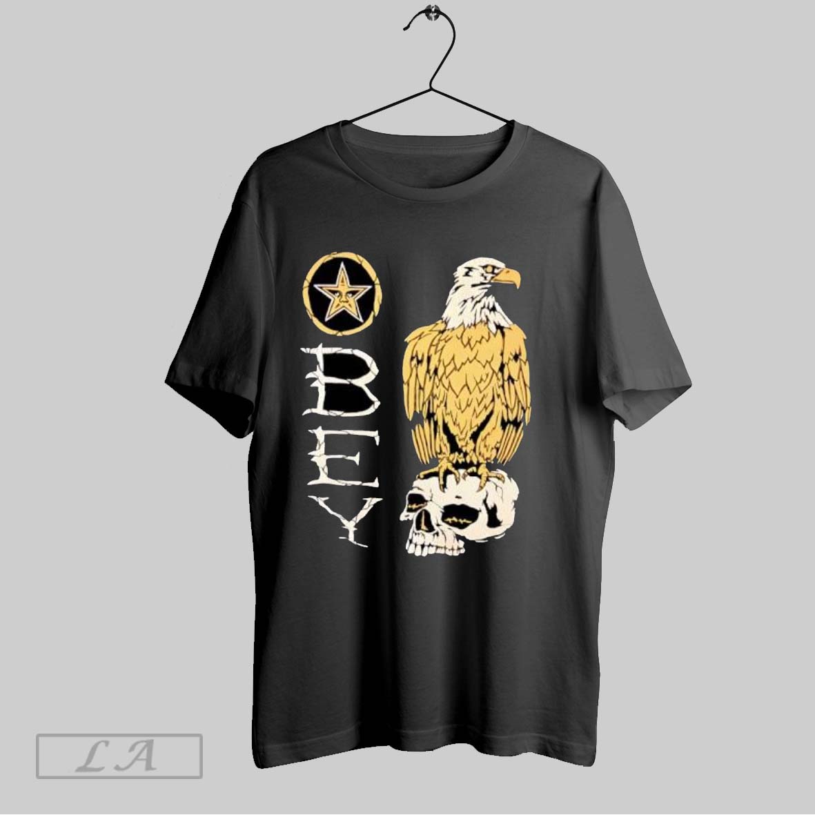 Original Obey American Dissent Established 1989 Eagle Skull Shirt