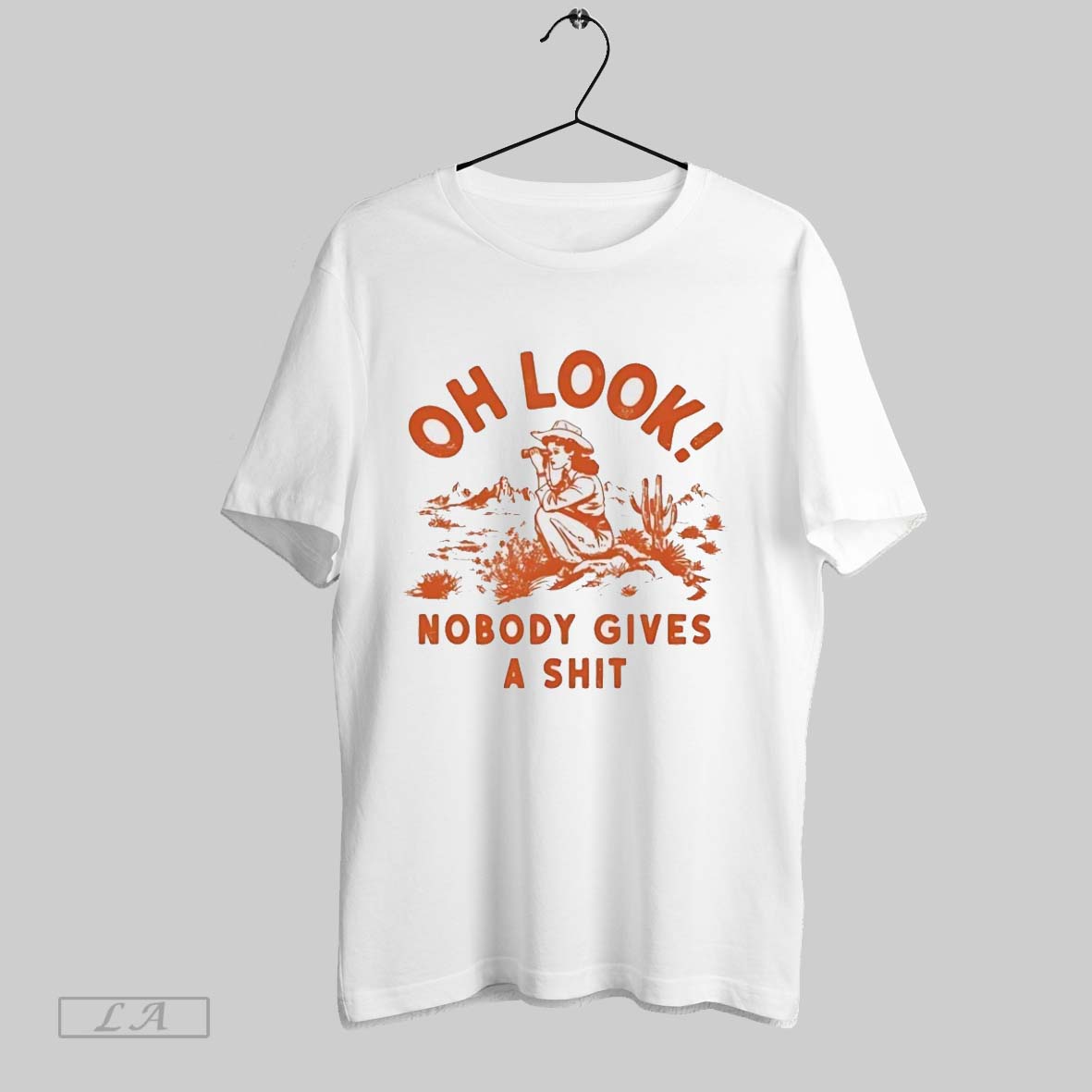 Original Oh Look Nobody Gives A Shit Shirt