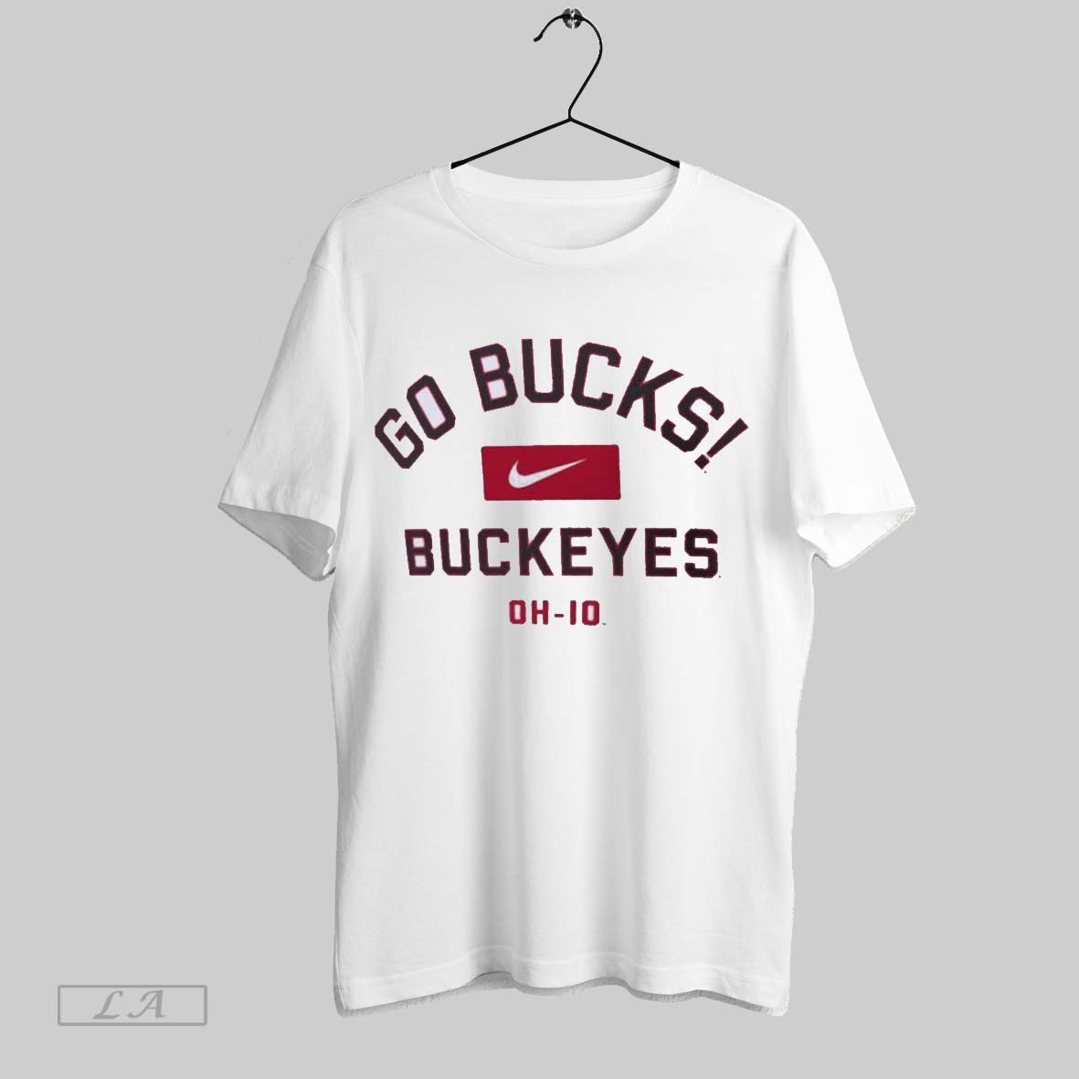 Original Ohio State Buckeyes Nike 2 Logo Oh Io Shirt