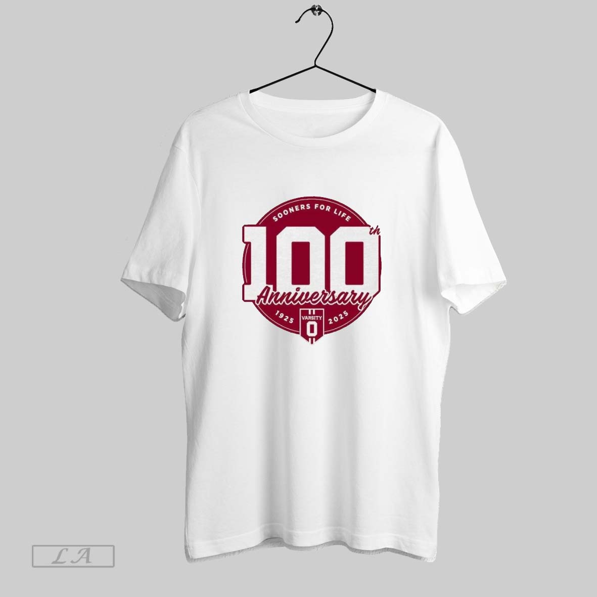 Original Oklahoma Sooners For Life 100 Anniversary 1925 2025 Varsity O Association Logo Unisex Shirt