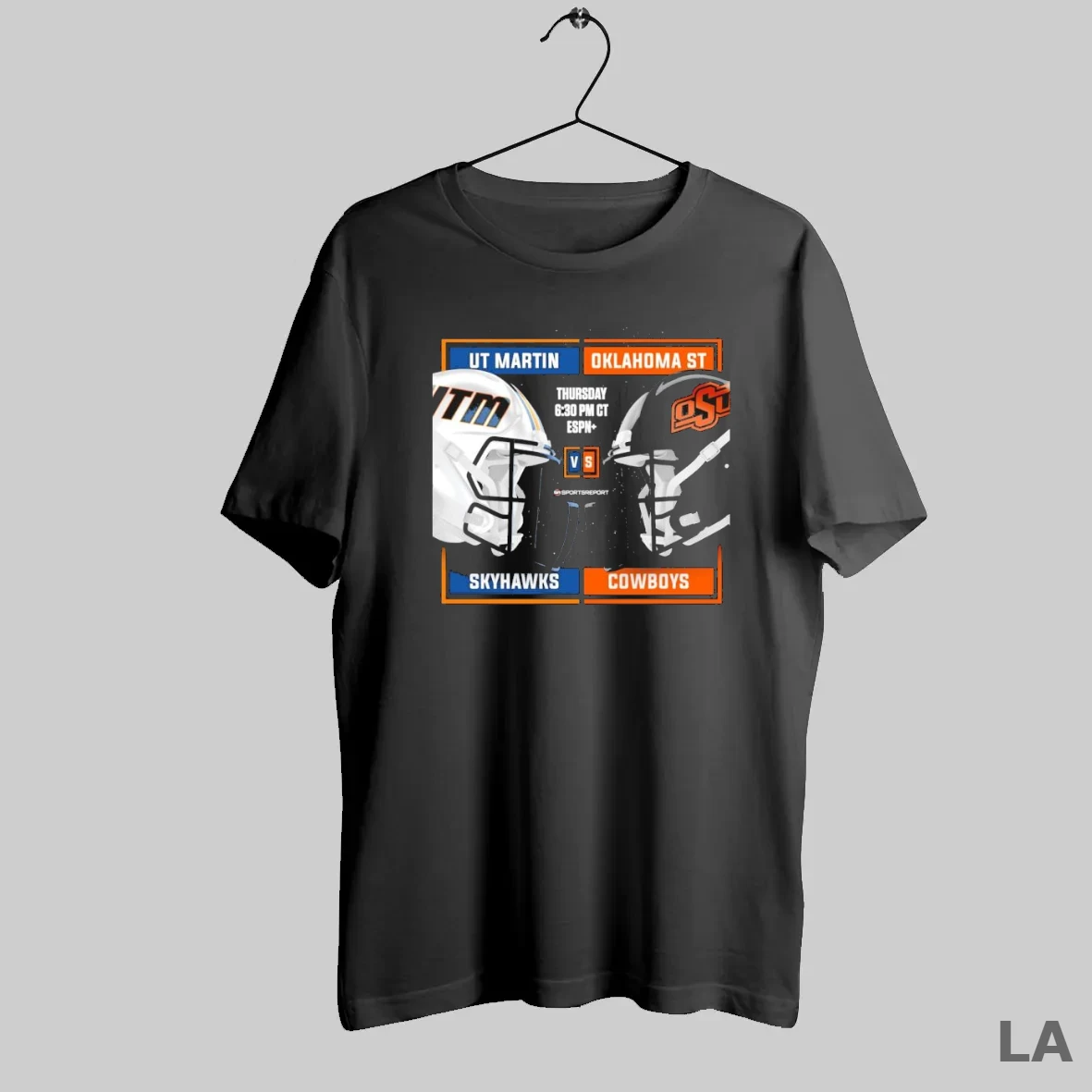 Original Oklahoma State Cowboys Vs Ut Martin Skyhawks 2025 Gameday Football Matchup T Shirt Shirt