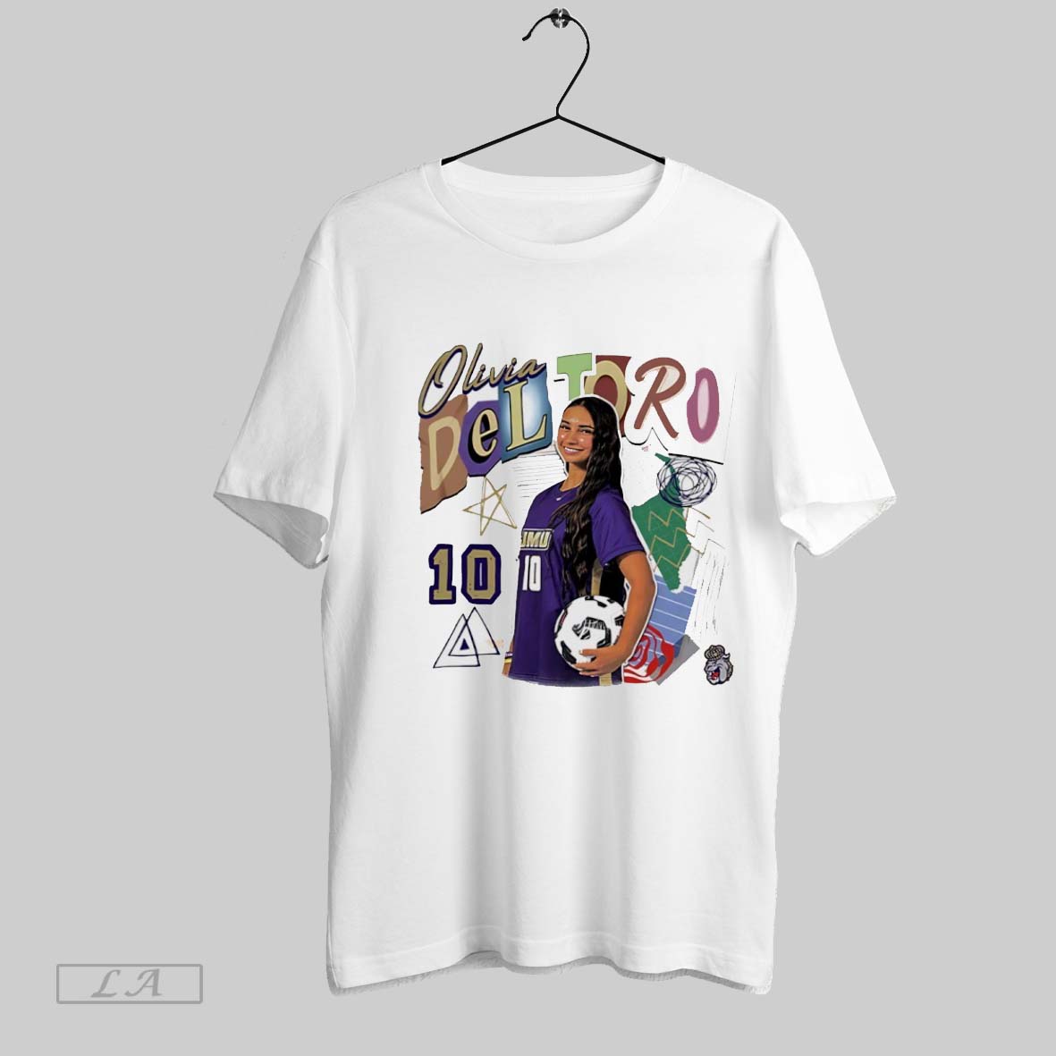Original Olivia Del Toro 10 Jmu Womens Soccer Player Vintage Shirt