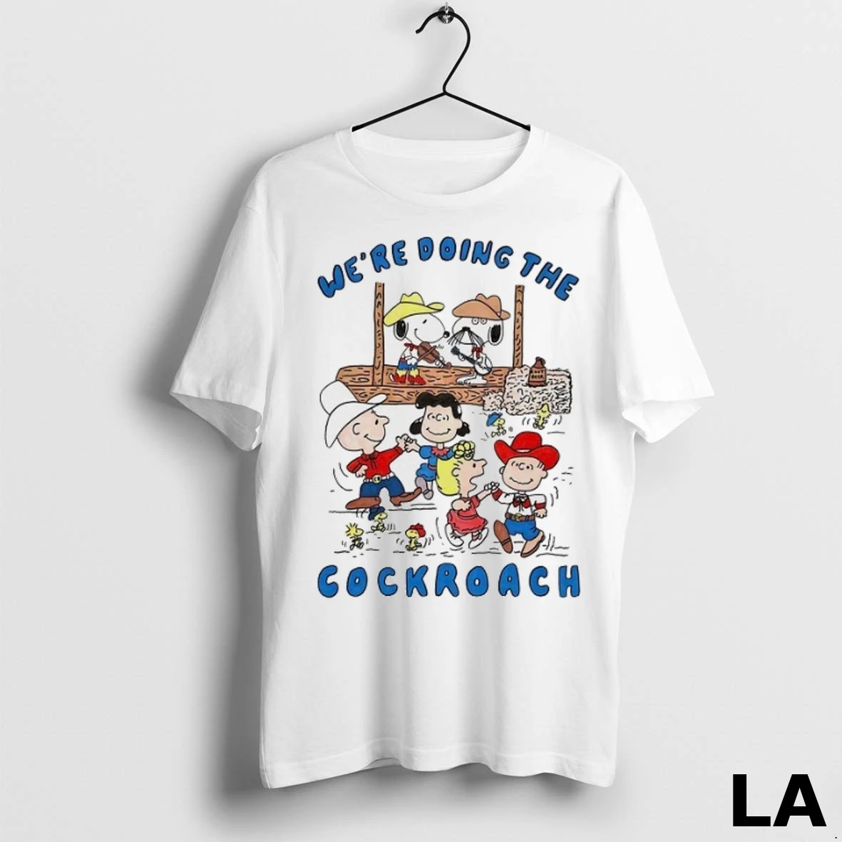 Original Peanuts Gang Were Doing The Cockroach Shirt