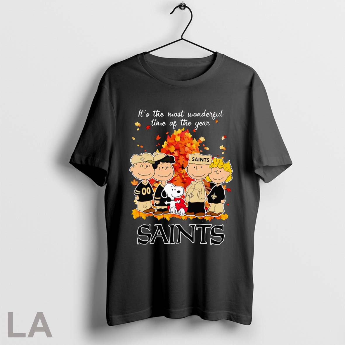 Original Peanuts Its The Most Wonderful Time Of The Year Saints Shirt