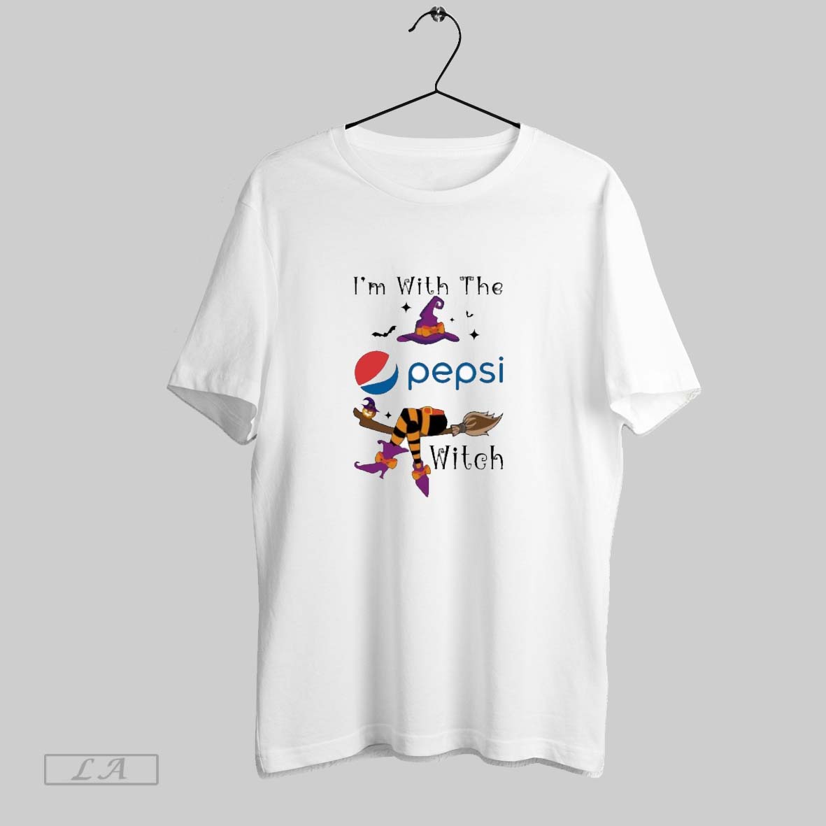 Original Pepsi Im With The Witch Hat Halloween Shirt