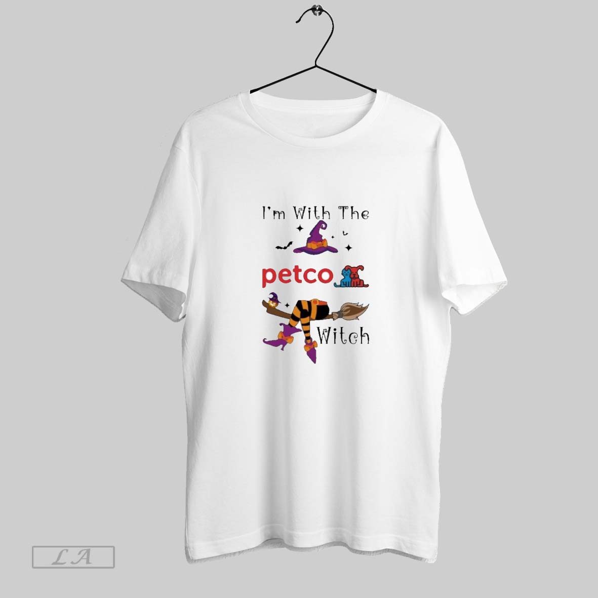Original Petco Im With The Witch Hat Halloween Shirt
