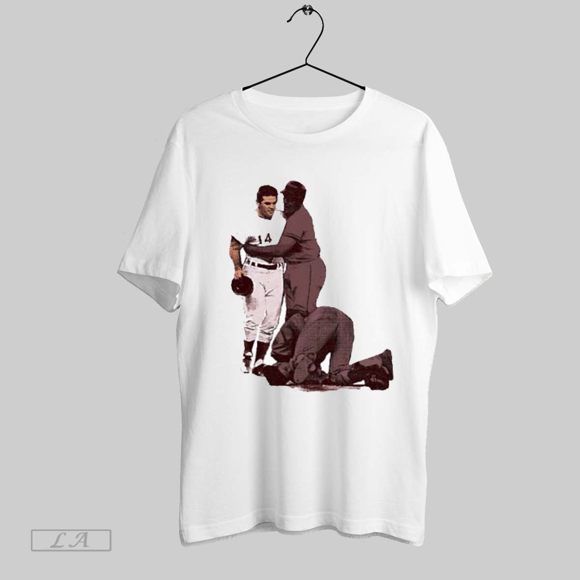 Original Pete Rose Cincinnati Reds Levels Ray Fosse Shirt