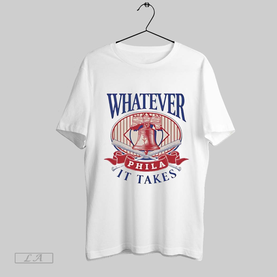 Original Philadelphia Phillies Whatever It Takes Bell Logo Shirt