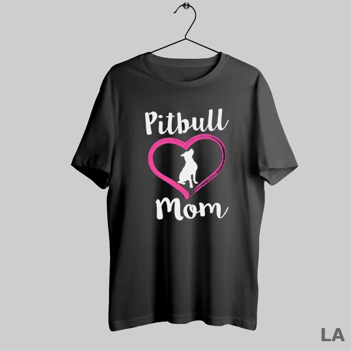 Original Pitbull Heart Dog Mom T Shirt