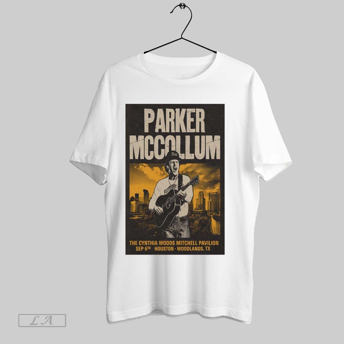 Original Poster Parker Mccollum Show The Cynthia Woods Mitchell Pavilion Woodlands Texas 09 06 2025 Shirt