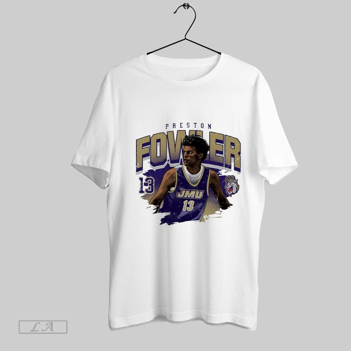 Original Preston Fowler 13 James Madison Dukes Mens Basketball Shirt