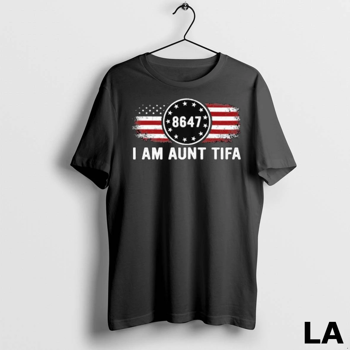 Original Raised Fist I Am Aunt Tifa American Flag 8647 Long Sleve Shirt