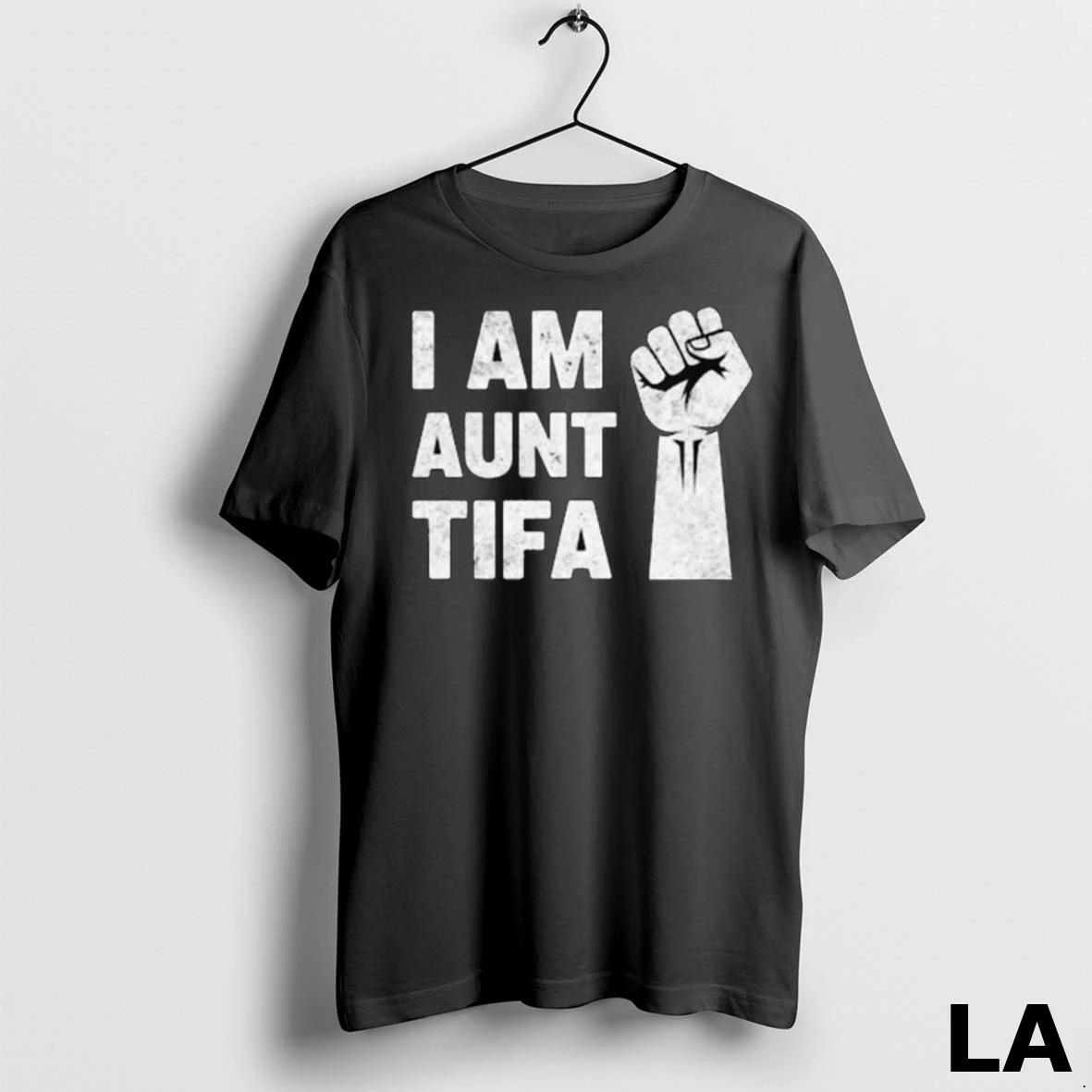 Original Raised Fist I Am Aunt Tifa Long Sleve Shirt