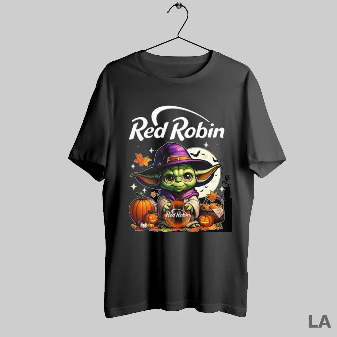 Original Red Robin X Baby Yoda Witch Halloween 2025 T Shirt