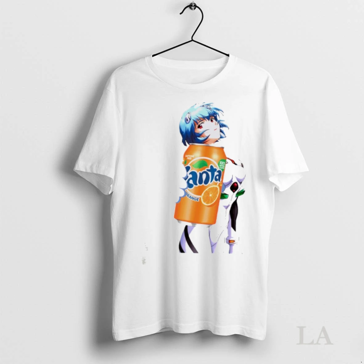 Original Rei Ayanami Anime X Fanta Shirt