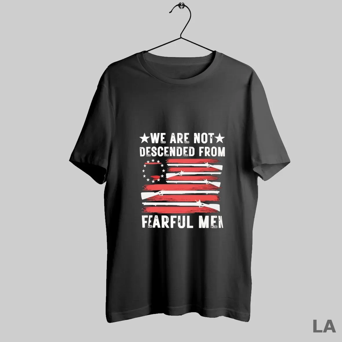 Original Revolutionary War We Are Not Descended From Fearful Men T Shirt Shirt