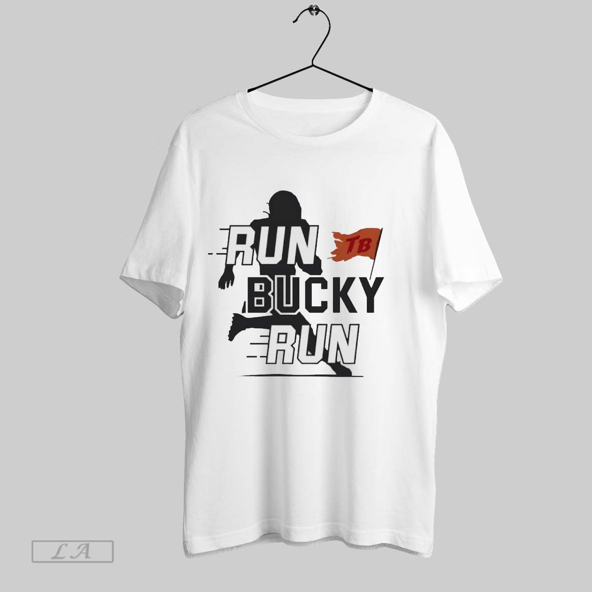 Original Run Bucky Run Bucky Irving Tampa Bay Buccaneers Football Shirt