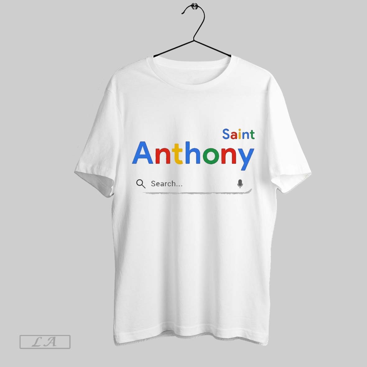 Original Saint Anthony Google Search Bar Shirt