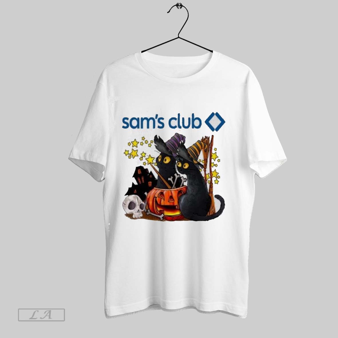 Original Sams Club X Black Cat Witch Halloween 2025 Shirt