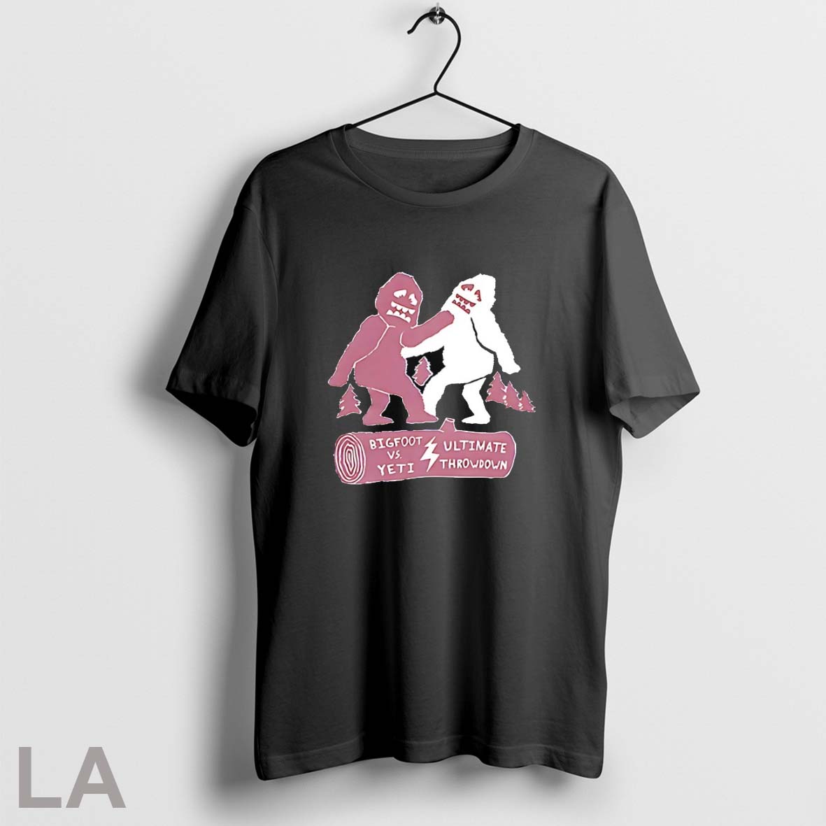 Original Scream Noah Foster Bigfoot Vs Yeti Ultimate Throwdown T Shirt