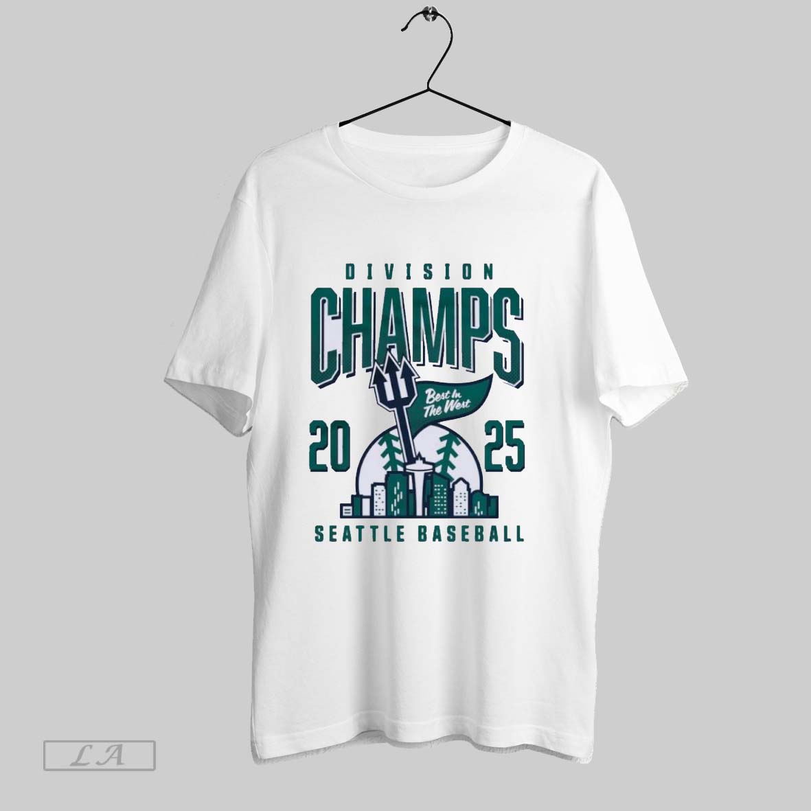 Original Seattle Baseball 2025 Division Champions Best In The West T Shirt