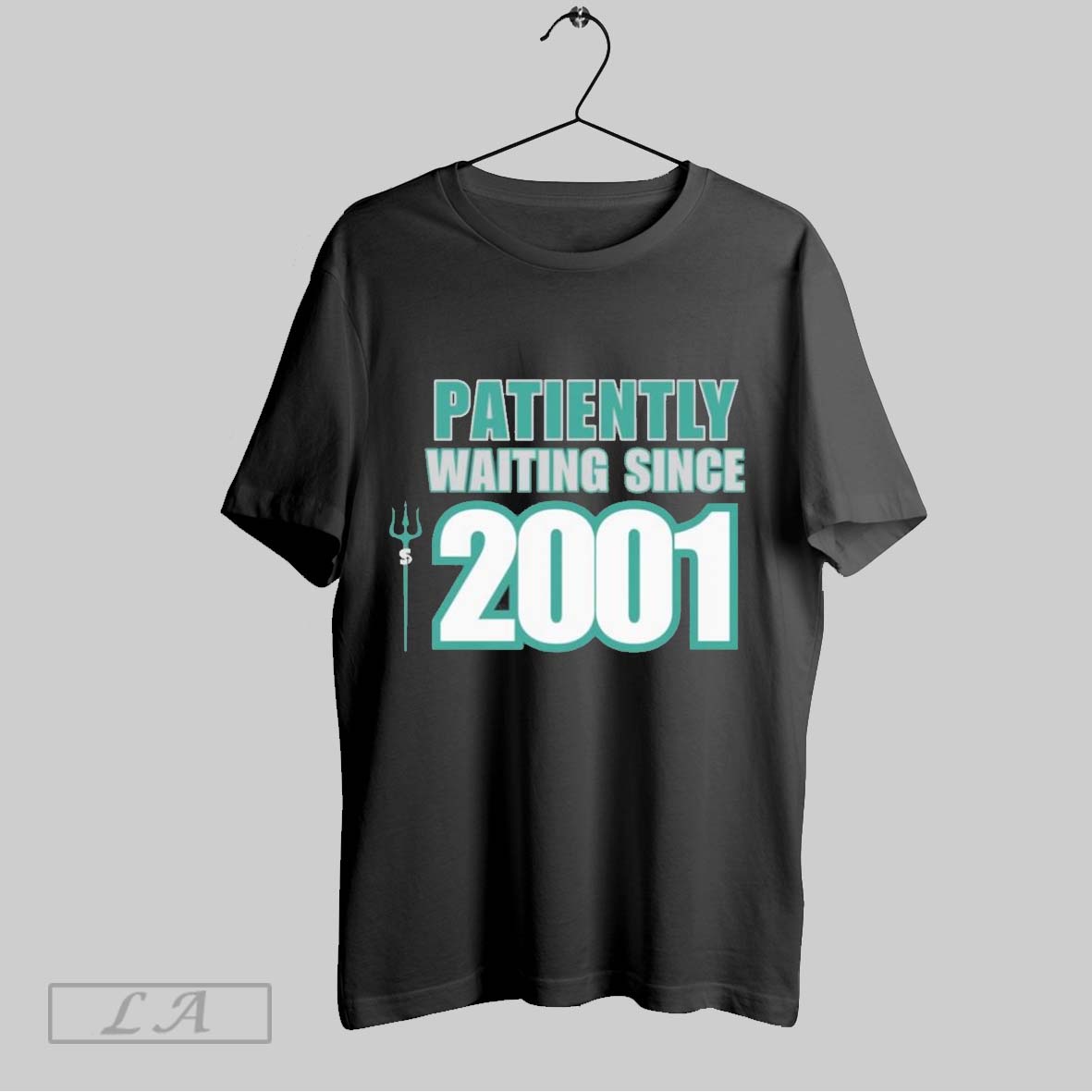Original Seattle Baseball Al West Title Patiently Waiting Since 2001 T Shirt