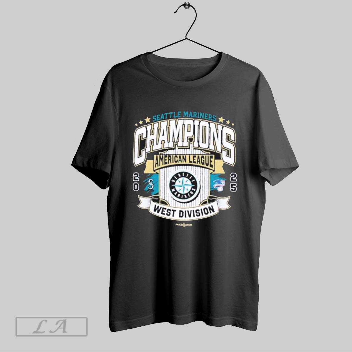 Original Seattle Mariners Al West Division Champions 2025 Celebration T Shirt