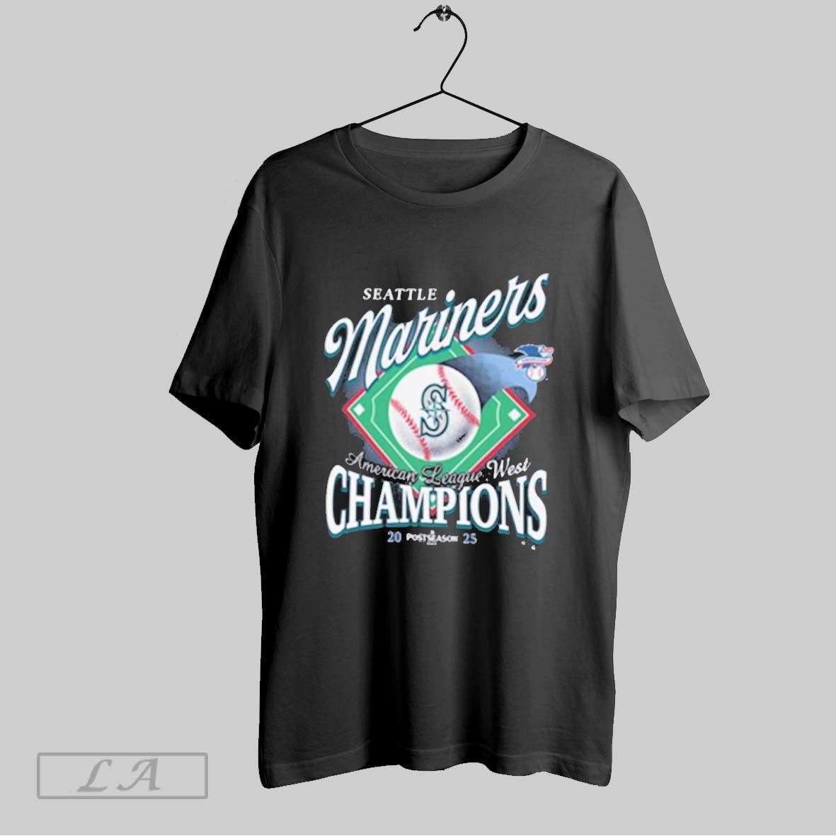 Original Seattle Mariners Al West Division Champions 2025 Postseason Shirt