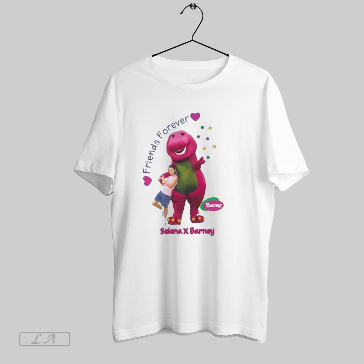 Original Selena Gomez Barney X Selena I Love You Shirt