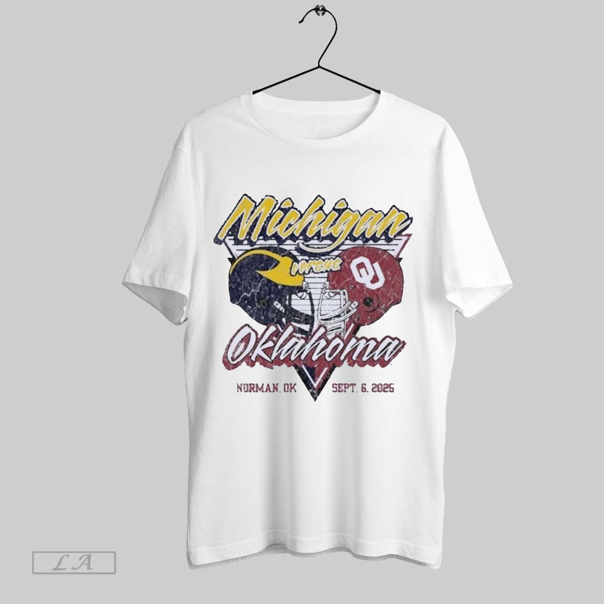 Original Sept 6 2025 Michigan Vs Oklahoma Shirt