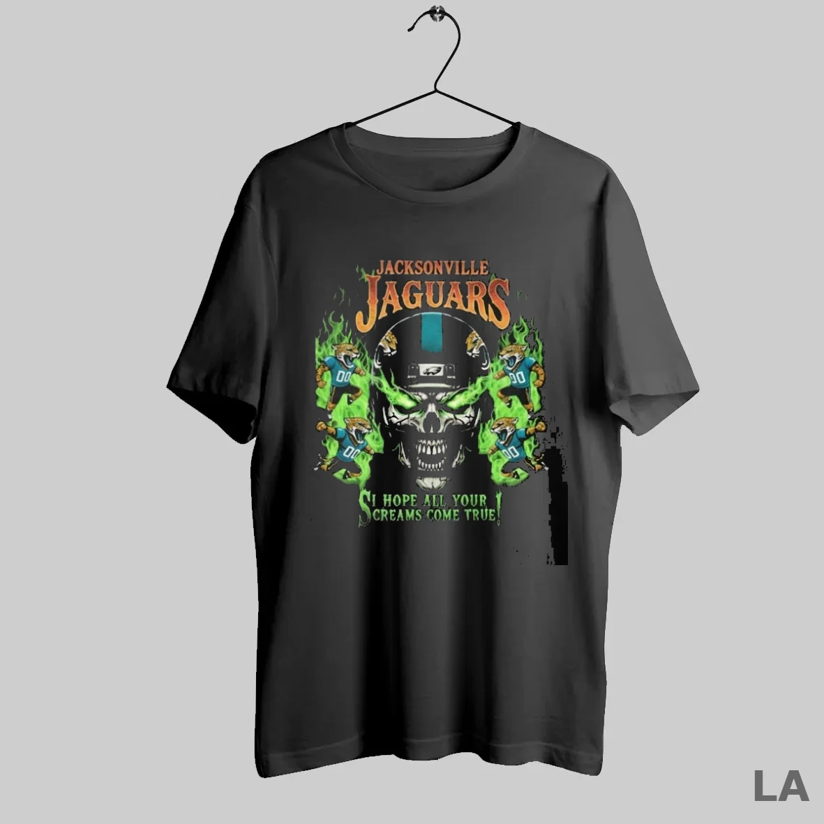 Original Skull X Jacksonville Jaguars I Hope All Your Screams Come True T Shirt