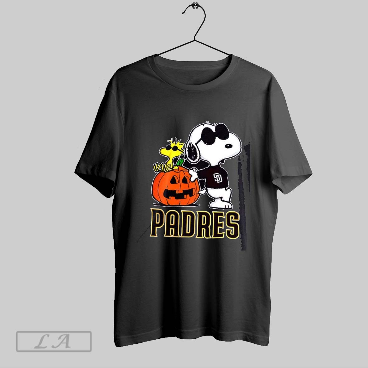Original Snoopy And Woodstock San Diego Padres Pumpkin Halloween 2025 Shirt