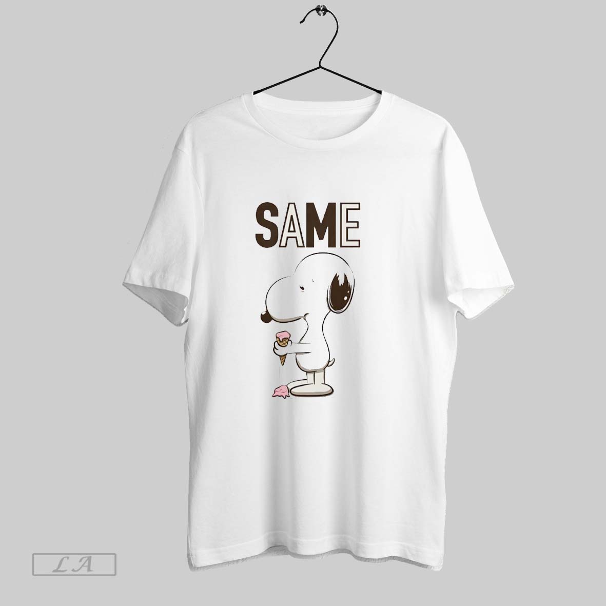 Original Snoopy Ice Cream Same T Shirt