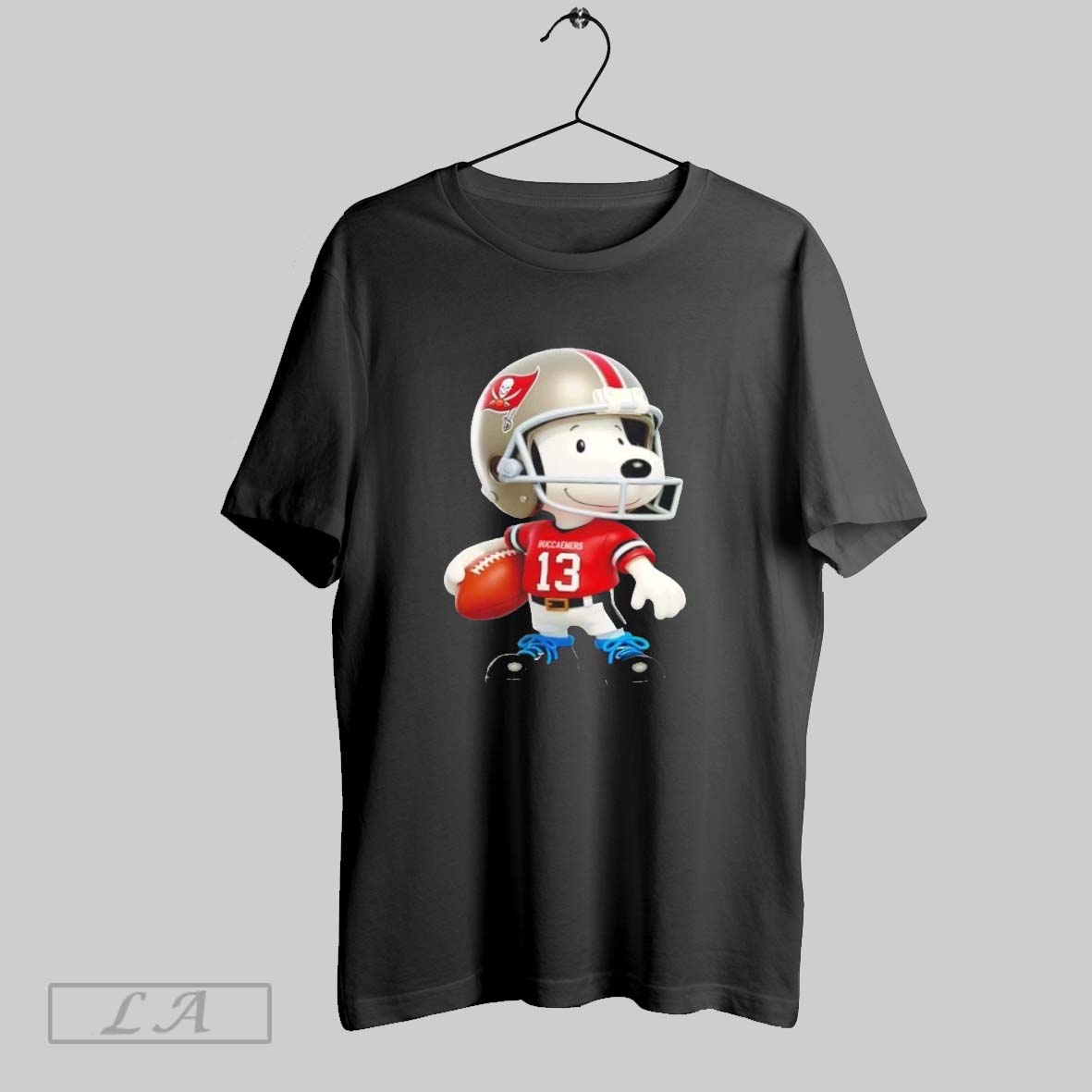 Original Snoopy Wearing Tampa Bay Buccaneers Football Shirt