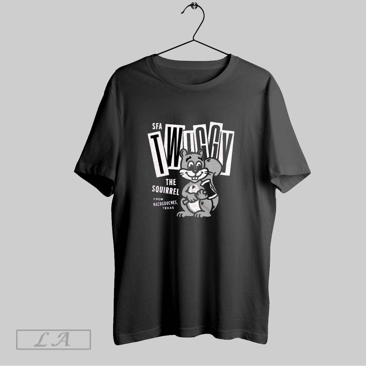 Original Stephen F Austin Twiggy The Campus Squirrel From Nacogdoches Texas Shirt