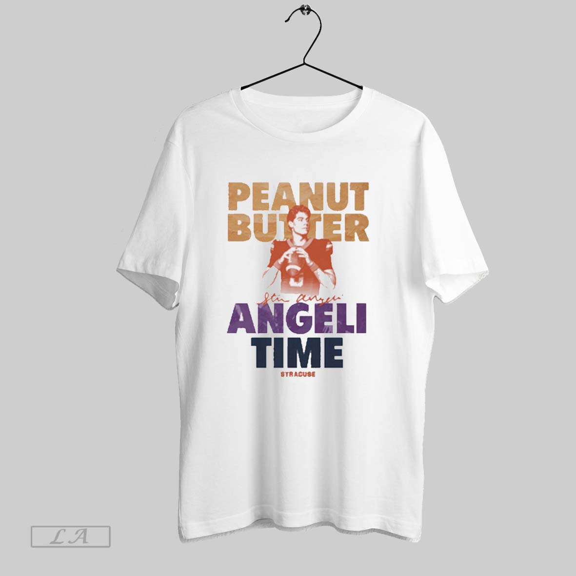Original Steve Angeli Peanut Butter Angeli Time Syracuse Orange Football Ncaa T Shirt