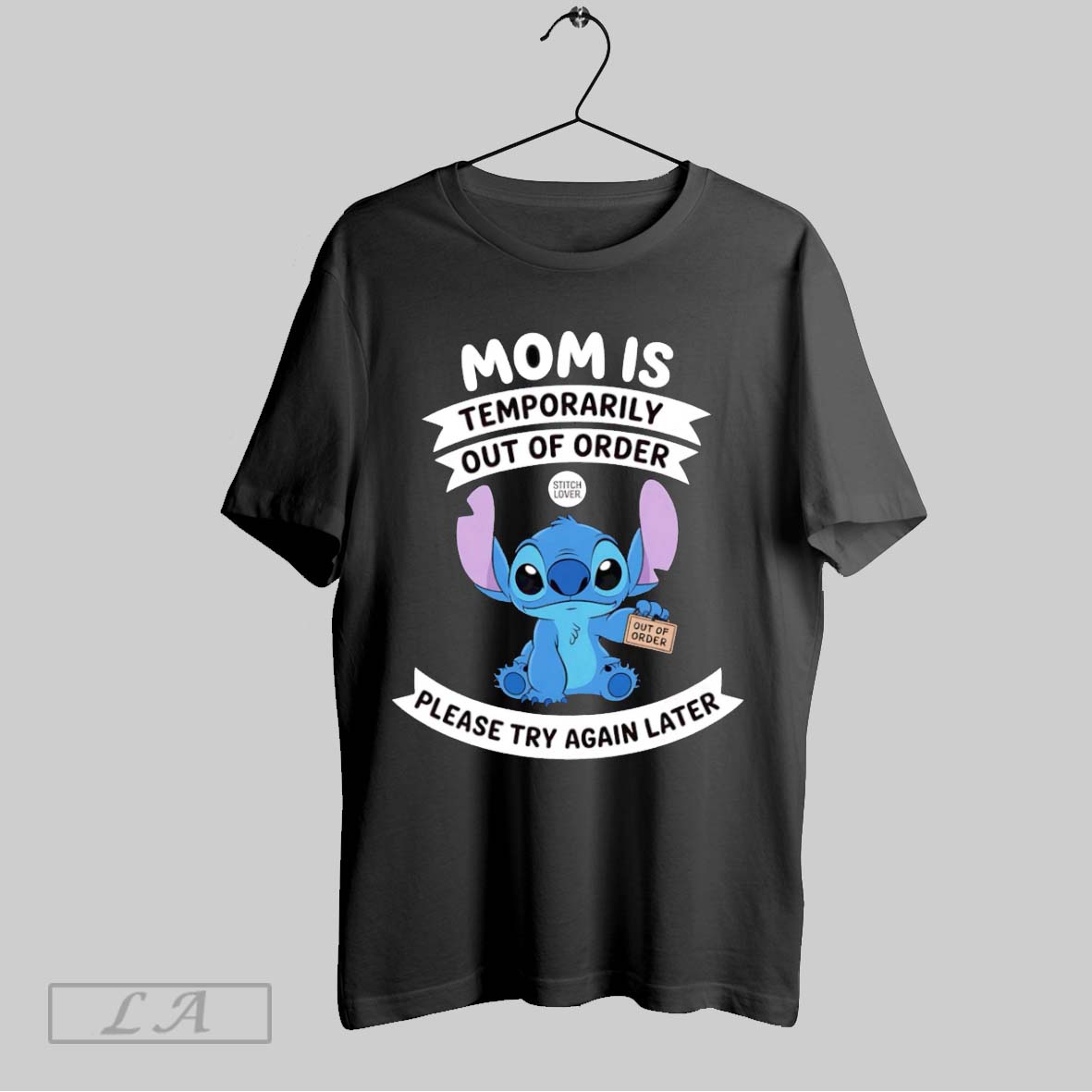 Original Stitch Mom I Temporarily Out Of Order Please Try Again Later Shirt