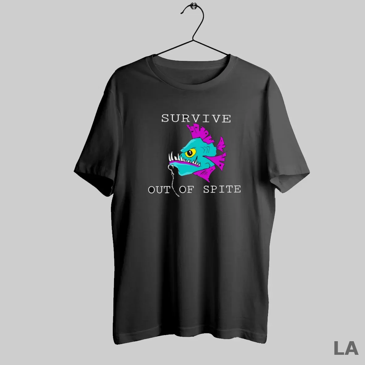 Original Survive Out Of Spite Fish T Shirt