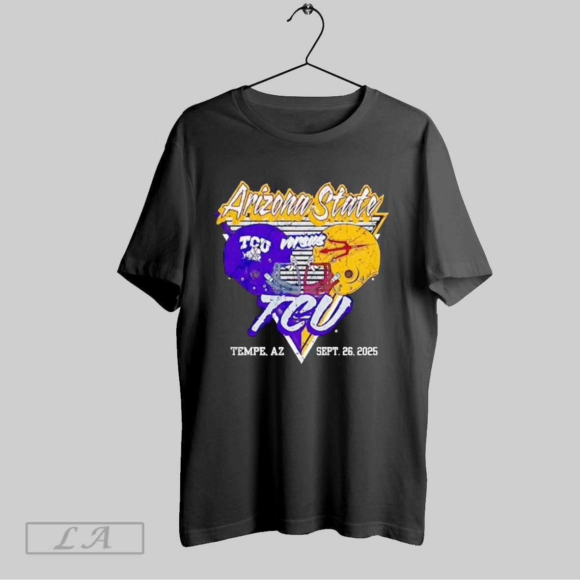Original Tcu Horned Frogs And Arizona State Sun Devils Football Helmet 2025 Shirt
