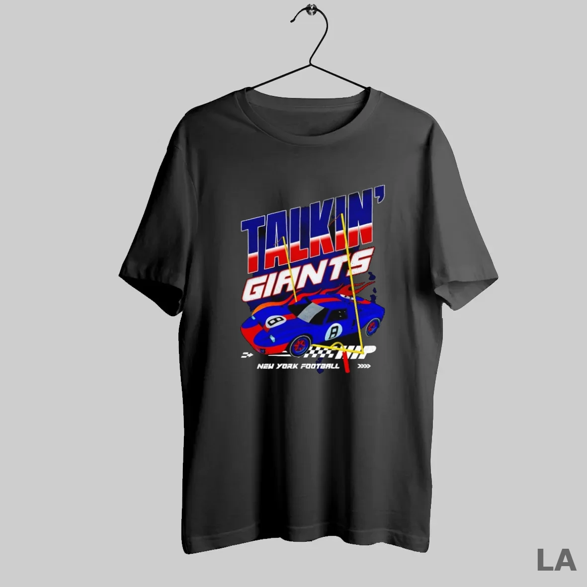 Original Talkin Giants Race Car New York Football T Shirt
