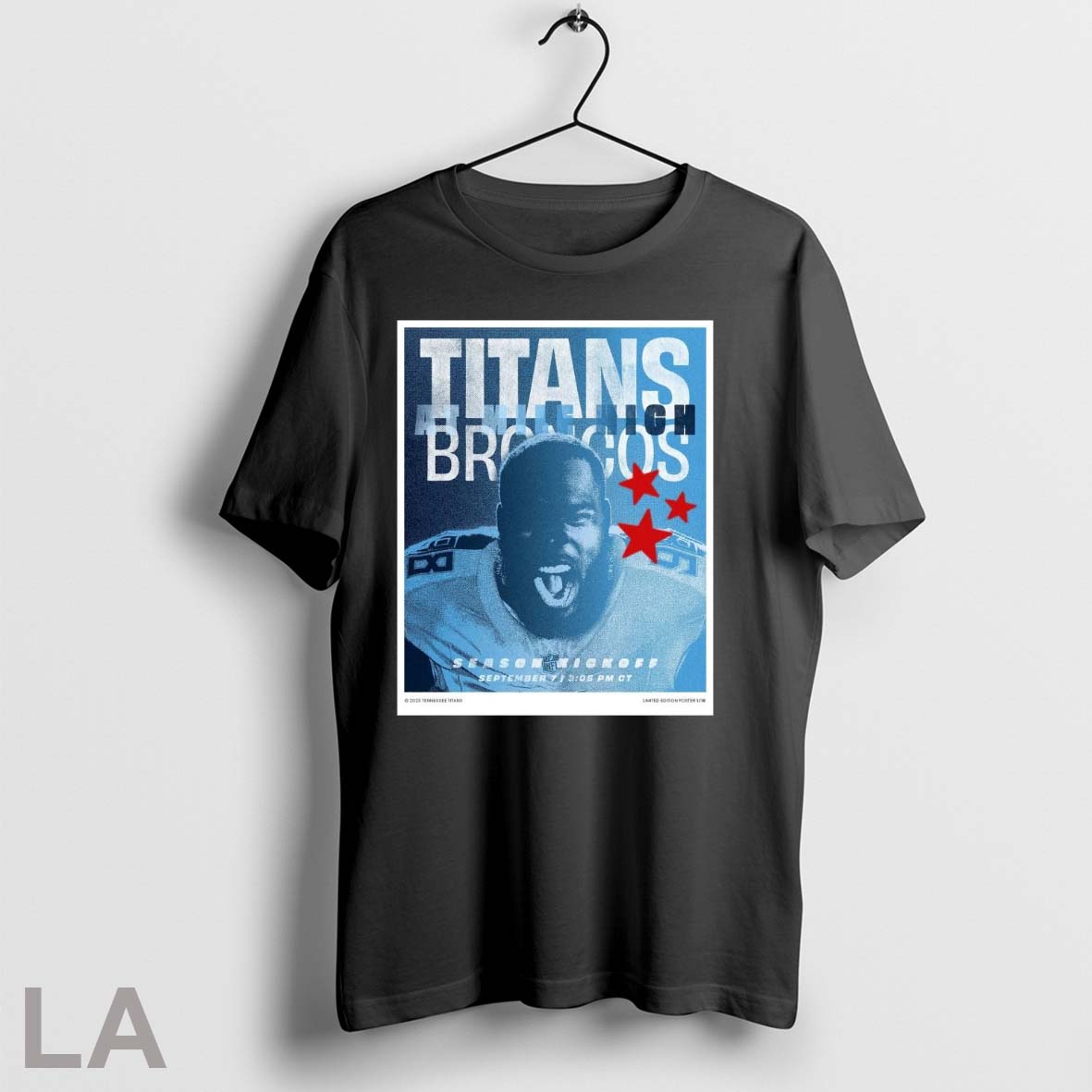 Original Tennessee Titans Vs Denver Broncos At Mile High Season Kickoff September 7 2025 Poster Shirt