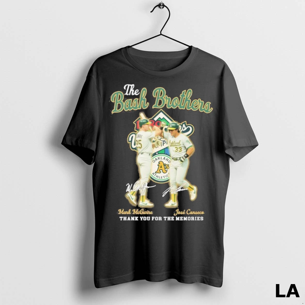 Original The Bash Brothers Mark Mcgwire And Jose Canseco Shirt 2
